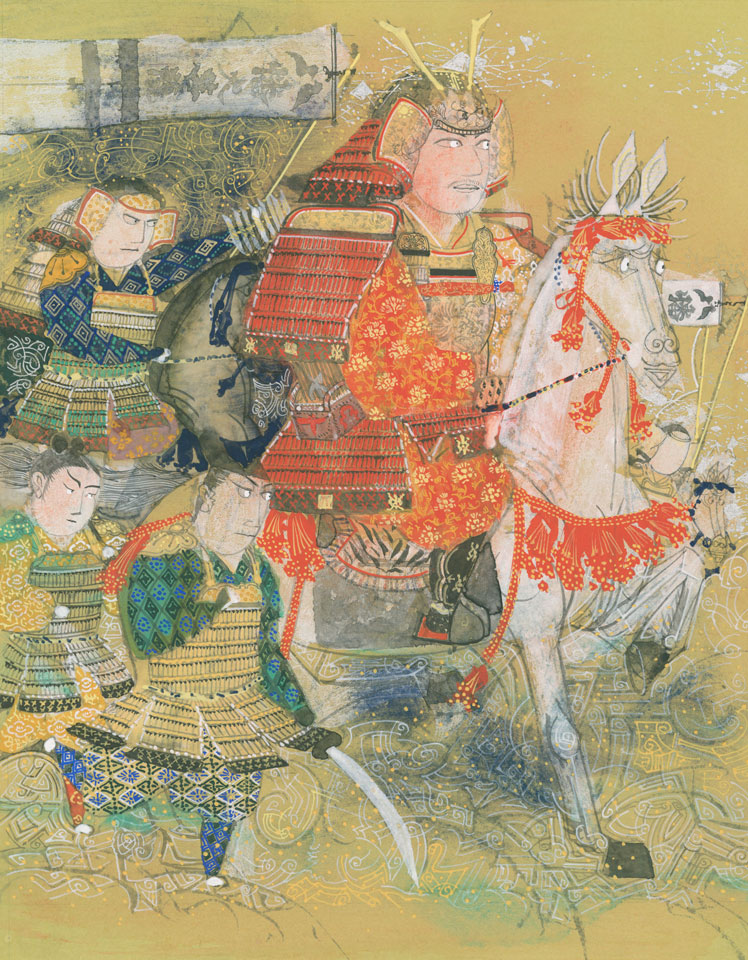 Yasuo Segawa, from Emaki Heikemonogatari 3 Mongaku (Mongaku, vol. 3 of The Tale of the Heike), Holp Shuppan, 1986