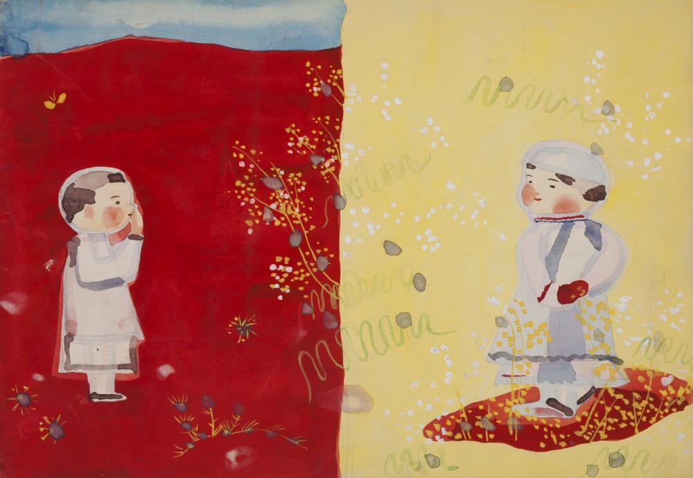 Shigeru Hatsuyama, Rape Blossoms, 1932, Private Collection