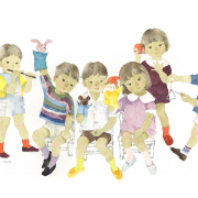 Illustrations of Children During the Artist’s Middle Career Stage