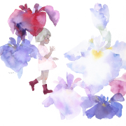 Las flores y los niños de Chihiro