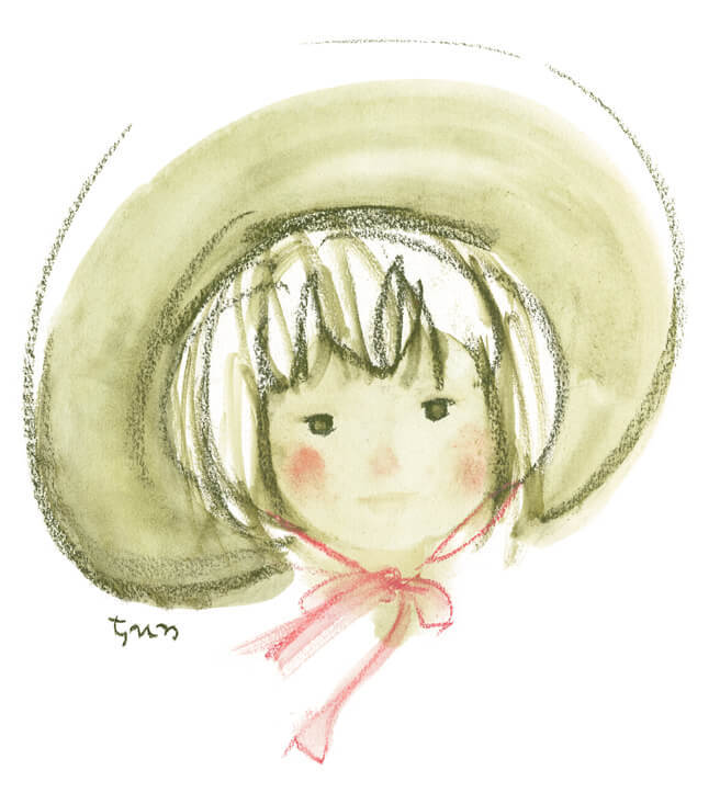 이와사키 치히로, 챙 넓은 모자의 소녀 1970년 무렵