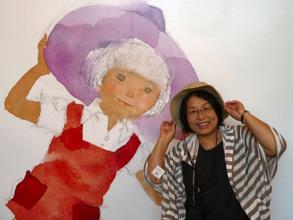 撮影スポットのお写真です ｜世界初の絵本美術館｜安曇野ちひろ美術館