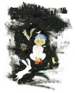 いわさきちひろ 雪の幻想 1971年