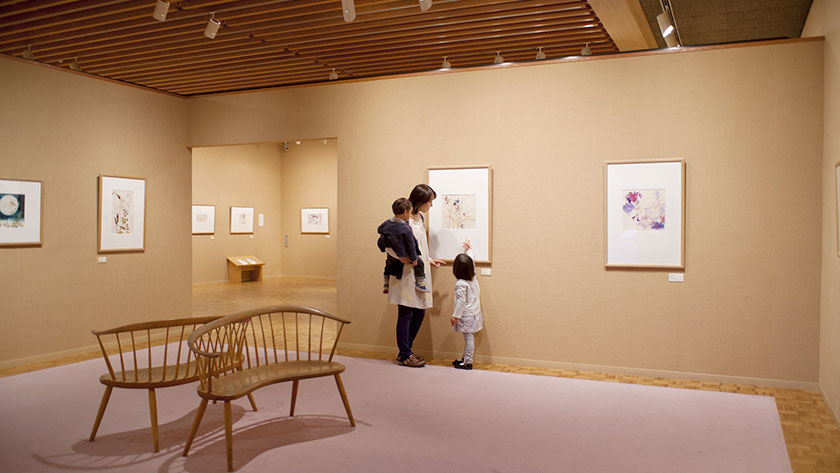 安曇野千尋美術館 兒童也能享受的展示和館內設施