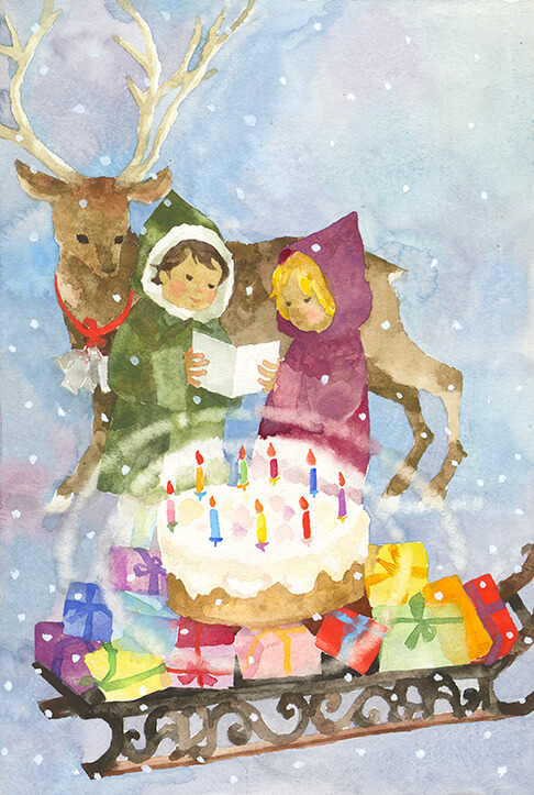 Happy Holidays! - いわさきちひろ記念事業団 公式サイト