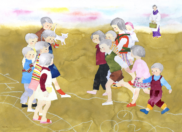 うちのこの絵本な絵画