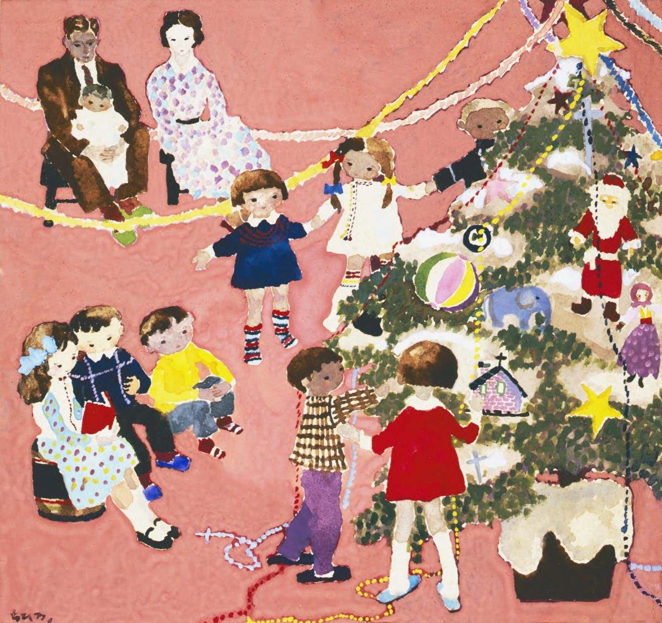 今日はクリスマス ｜世界初の絵本美術館｜安曇野ちひろ美術館