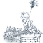 いわさきちひろ　煙突掃除の少年『絵のない絵本』（童心社）より　1966年