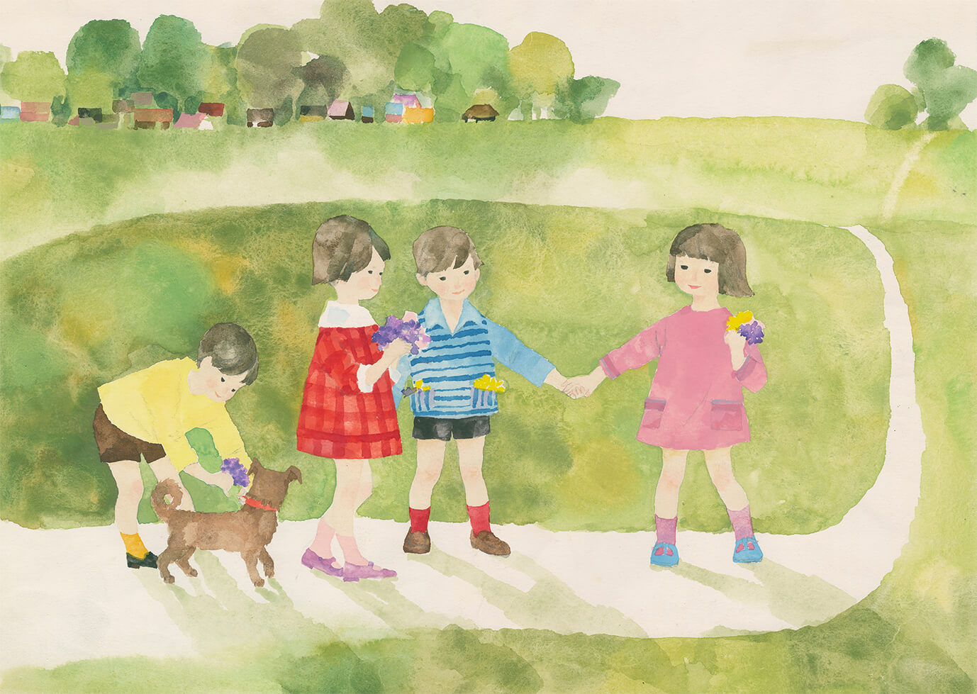 いわさきちひろ いわさきちひろ「とても素朴なんだけど大切なもの、それが絵本の中には