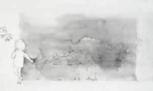 図6『となりにきたこ』習作