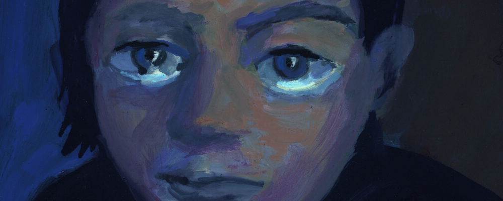 『ひとのなみだ』（内田麟太郎 文／ｎａｋａｂａｎ 絵　童心社）より　 2024年　個人蔵