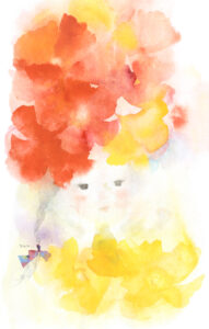 いわさきちひろ　花の精　1970年頃