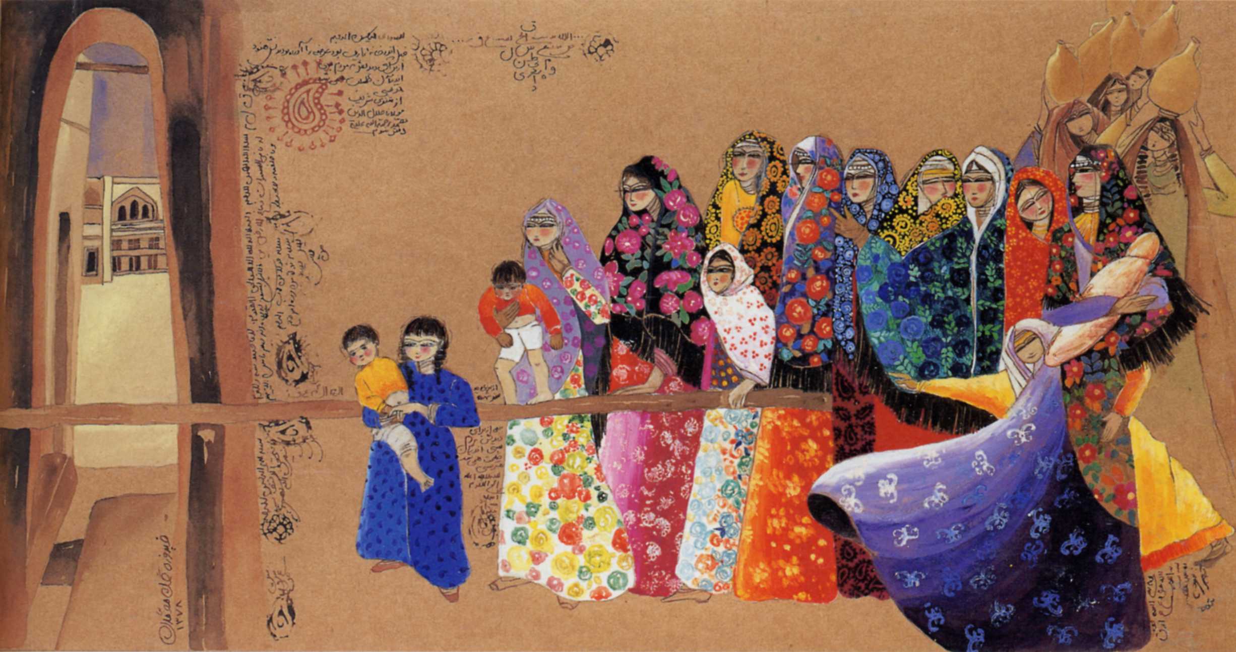 絵画　寺院の山門(ゴープラム)ティルバンナマライ 絵画 寺院の山門(ゴープラム)ティルバンナマライ