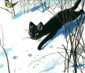 図１　ヤヌシ・グラビャンスキ（ポーランド）『カヤのための詩』より　１９６９年