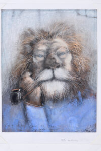 図５　『イタチの襟巻をしたトラ』 より　１９８９年