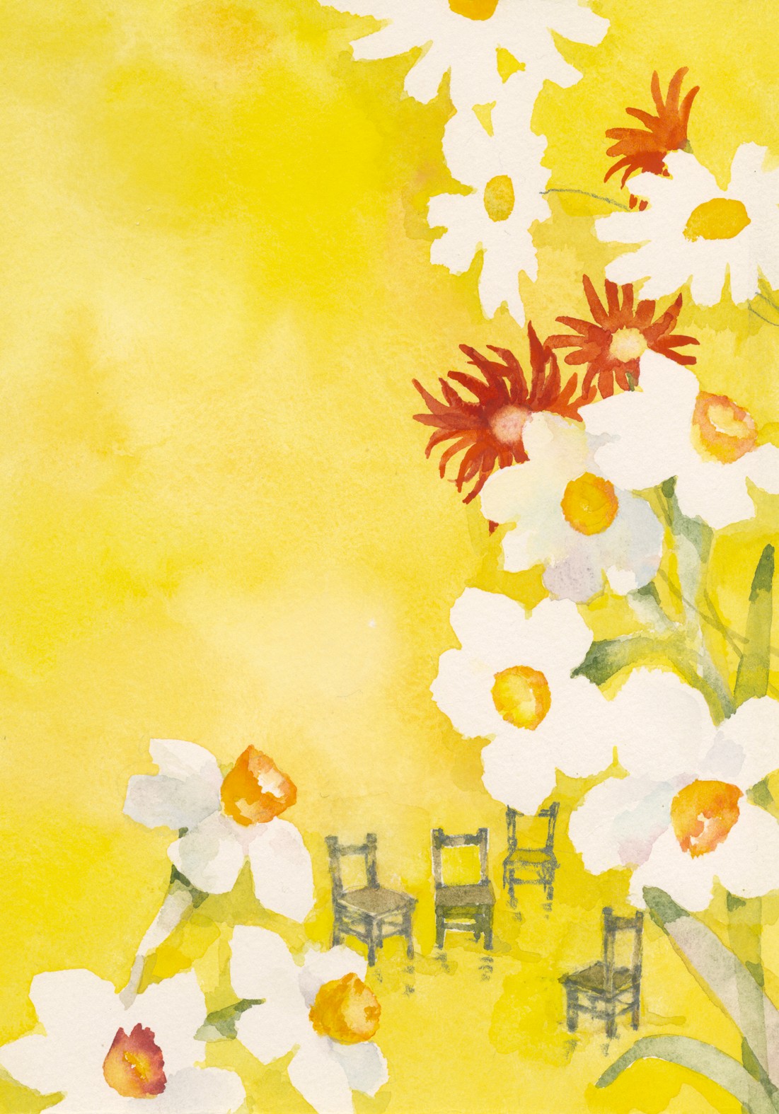 7万円になりました。ご理解をお願いいたします。朝日が昇る街(コピー絵画)本物 成人の日に - いわさきちひろ記念事業団 公式サイト