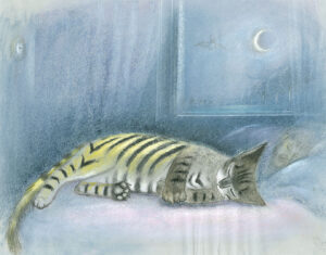 図４　『ブラウンさんのネコ』より　１９８７年