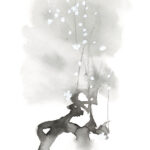 いわさきちひろ　梅『万葉のうた』（童心社）より　1970年