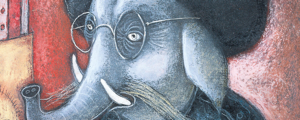 ユゼフ ヴィルコン 画家の自画像　1993年